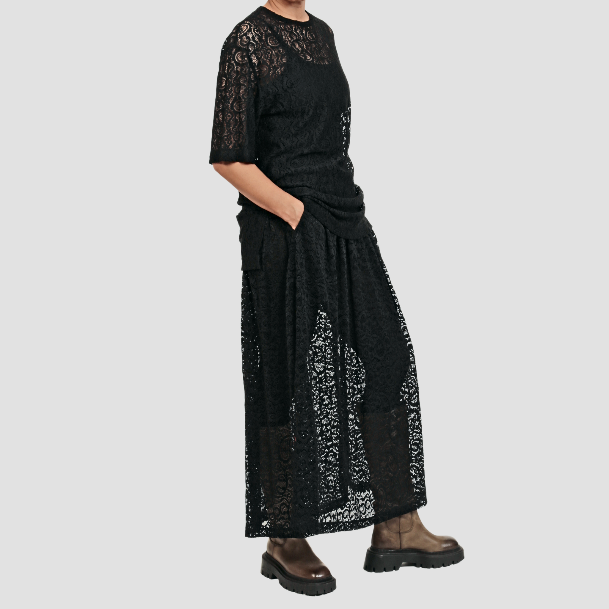 Ayrtight Fall/ Winter 2024 - Lace Skirt and Blouse