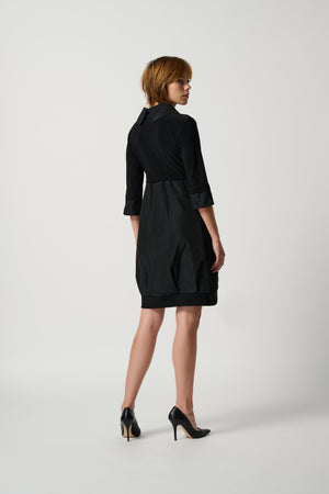 Stand Collar Cocoon Dress