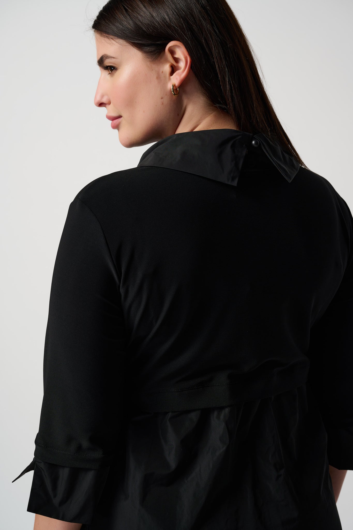 Stand Collar Cocoon Dress