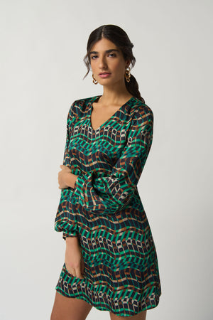 Satin A-Line Dress