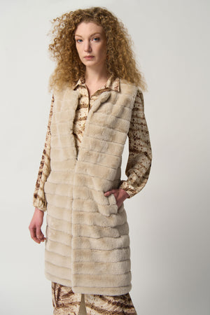 Faux Fur Sleeveless Vest