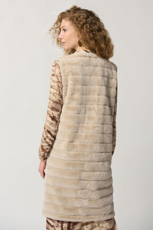 Faux Fur Sleeveless Vest