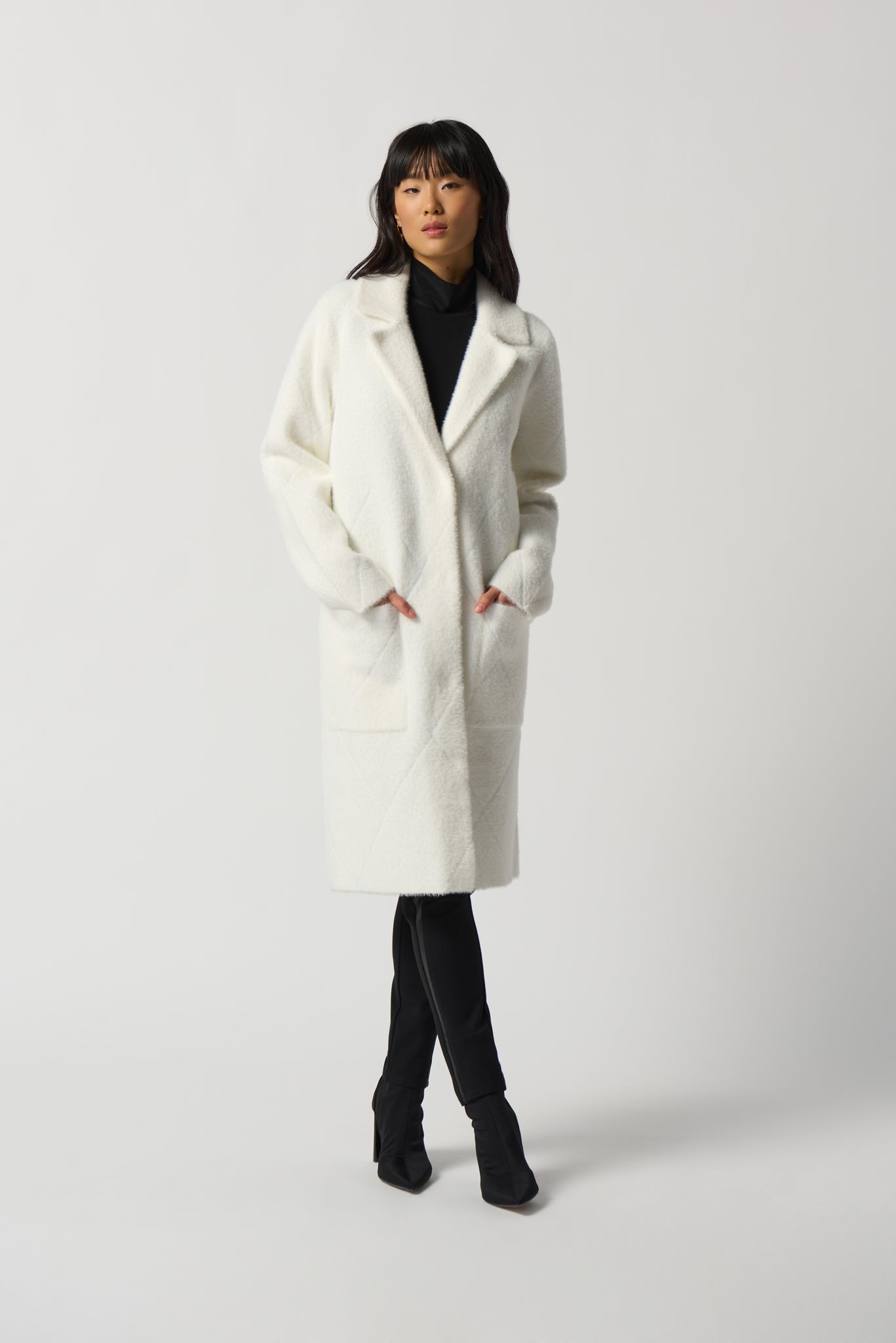 Notched Collar Coat