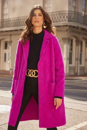 Notched Collar Coat