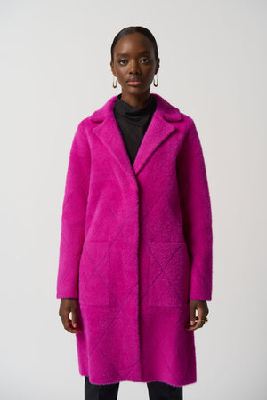 Notched Collar Coat