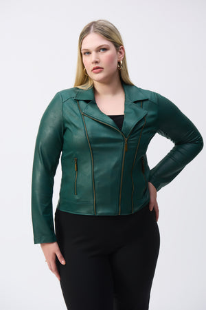 243 Collection - LDS Faux Leather Jacket