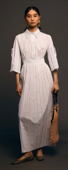 MILVA Collared Dress