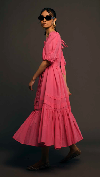 MILVA Coral Pink Maxi
