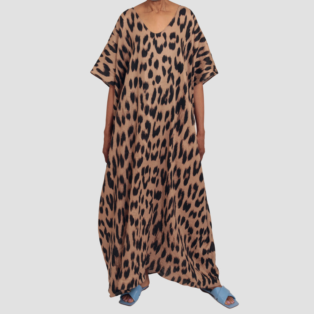 FONDA CAFTAN - MOCHA/BLACK