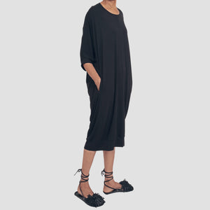 HALO BELMONT DRESS - BLACK