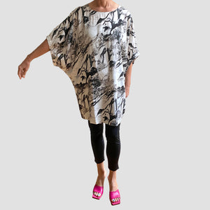 TRINICE WALTON TUNIC - WHITE MULTI