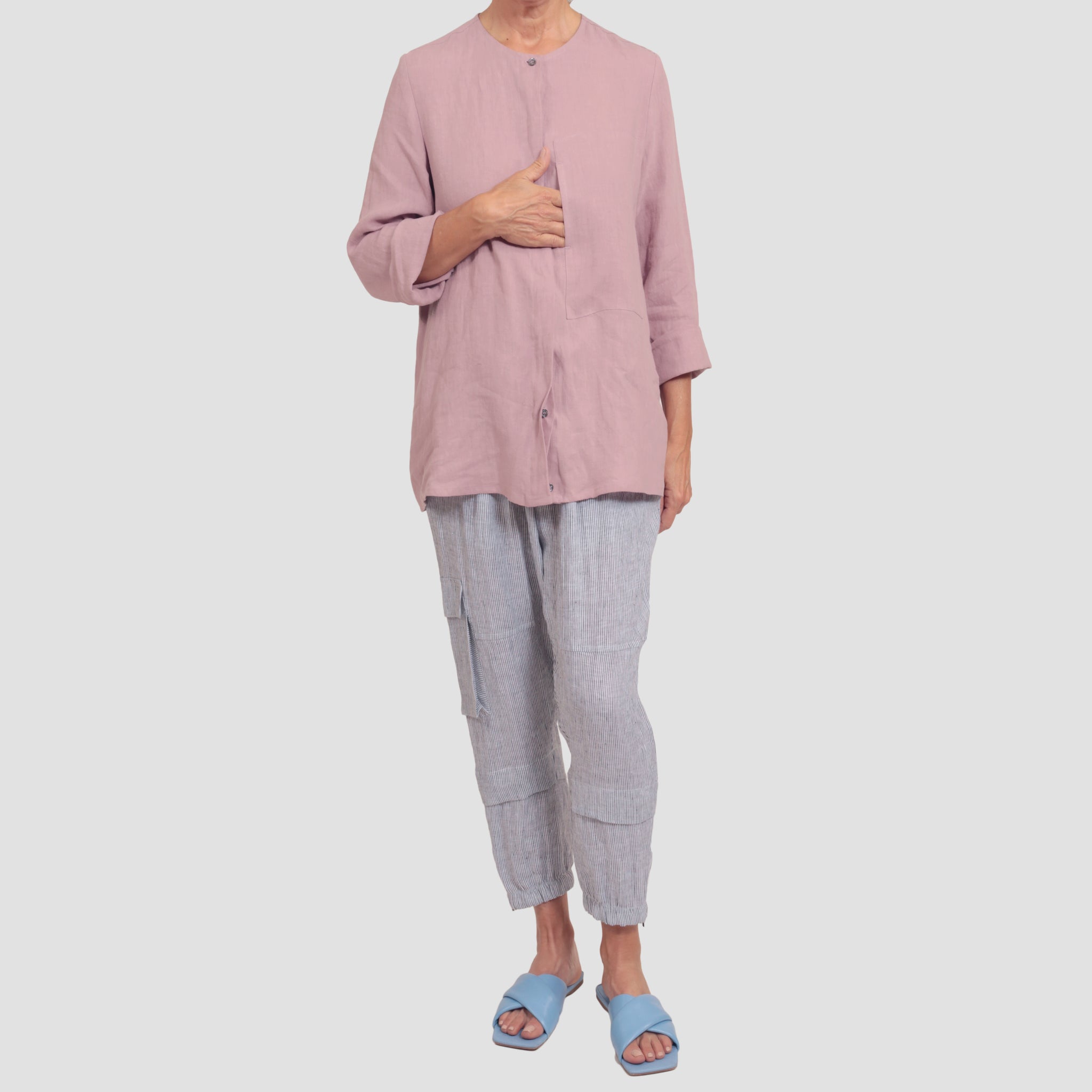 PIP LIAM SHIRT - MAUVE