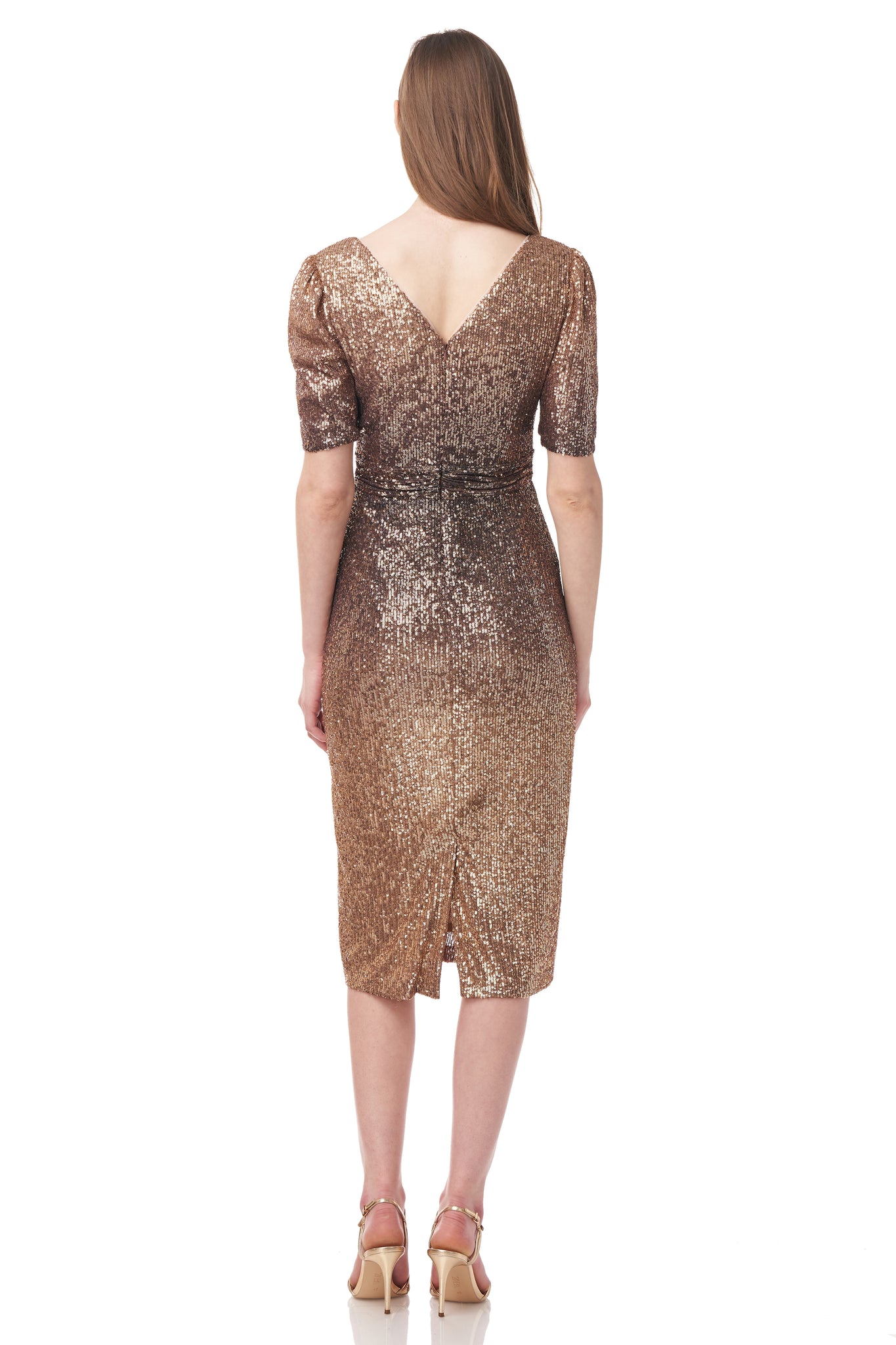 Valeria V-Neck Midi Dress
