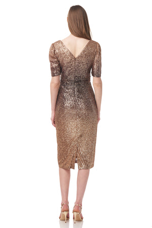 Valeria V-Neck Midi Dress