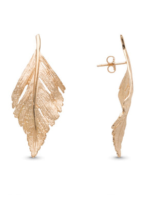 Gold Leaf Earrings