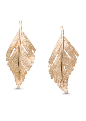 Gold Leaf Earrings