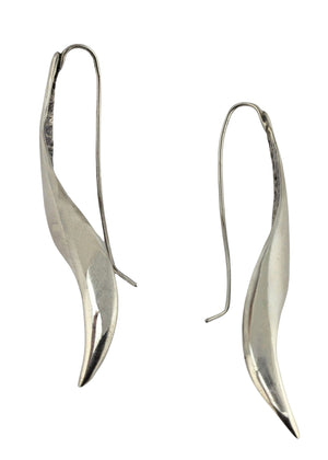 Modern Long Wave Earrings