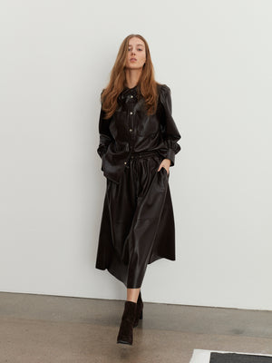 Sofie Schnoor Faux Leather Dress