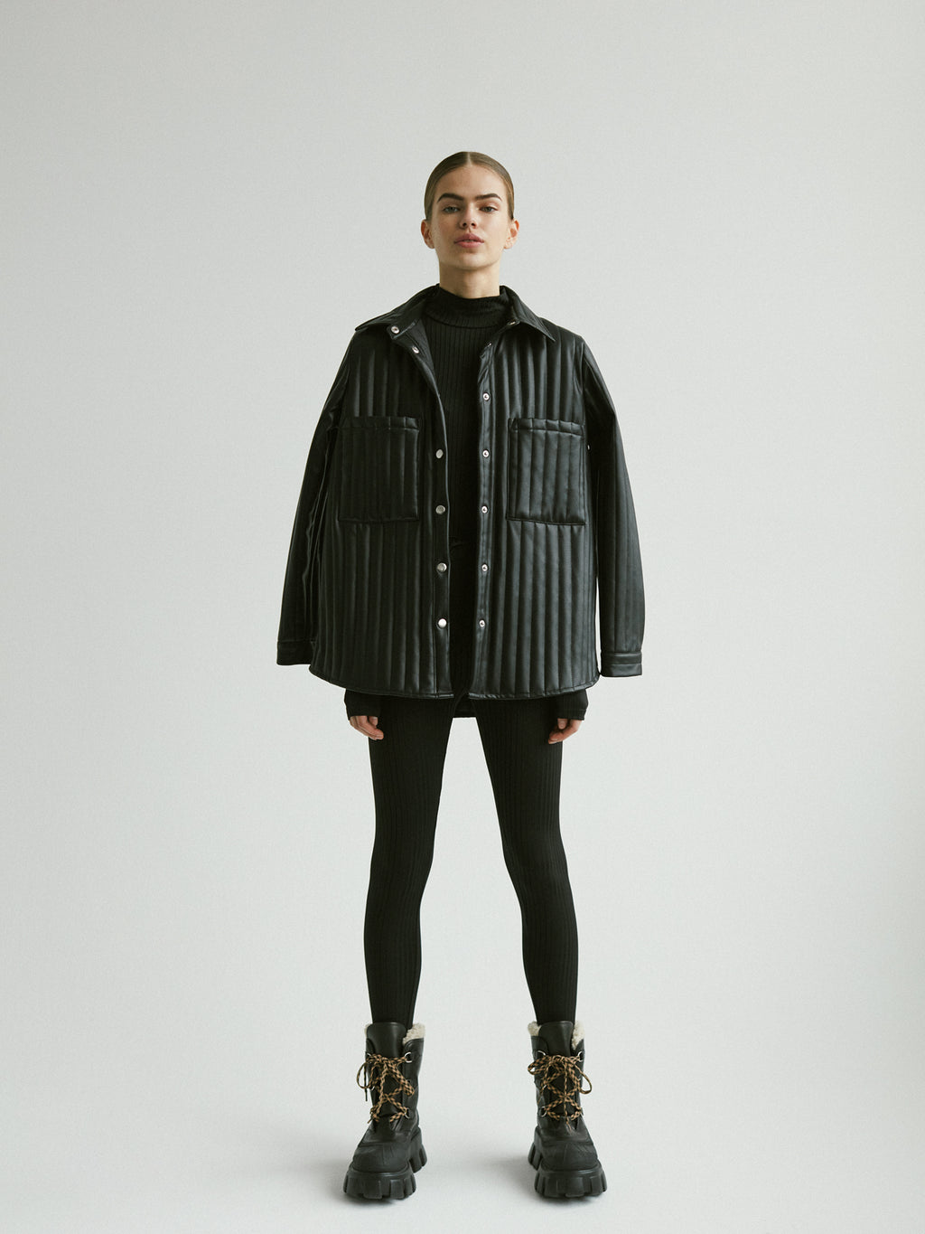 black, jacket, coat, designer, spring, edgy, fashion