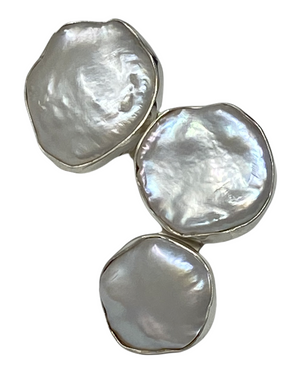Modern 3 Pearls Ring